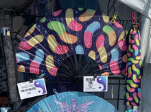 Load image into Gallery viewer, Gummy Worm Pashmina & UV Fan