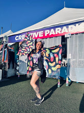 Load image into Gallery viewer, Gummy Worm Pashmina & UV Fan