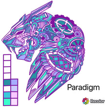 Load image into Gallery viewer, SET of Steampunk Seven Lions (PRESALE)